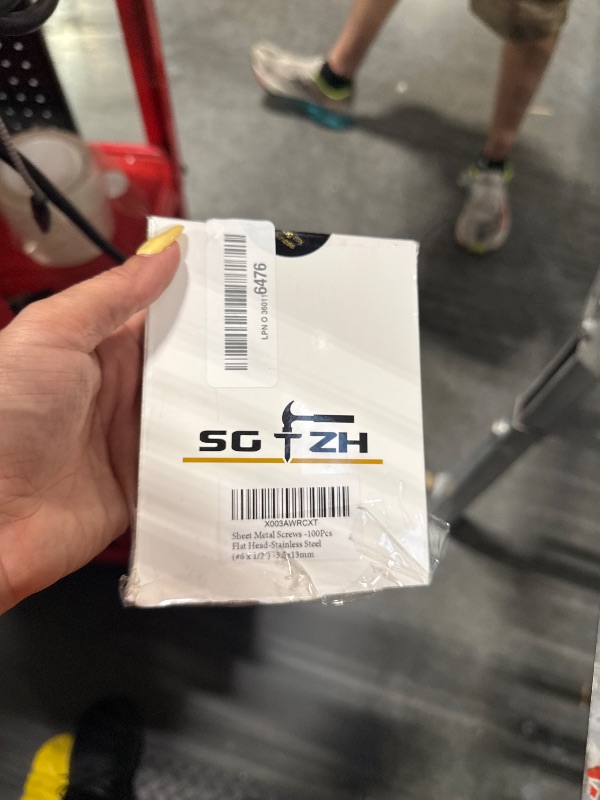 Photo 1 of #6 x 1/2" Sheet Metal Screws 100Pcs 410 Stainless Steel Flat Head Fast Self Tapping Screws by SG TZH