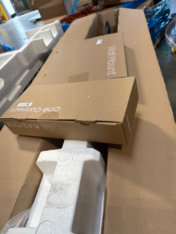 Photo 1 of **SCREEN IS DAMAGED**Samsung 65-Inch Class QLED 4K LS03D The Frame Series Quantum HDR Smart TV w/Dolby Atmos, Art Mode, Anti-Reflection, Customizable Frame, Slim Fit Wall Mount with Alexa Built-in (QN65LS03D, 2024 Model)