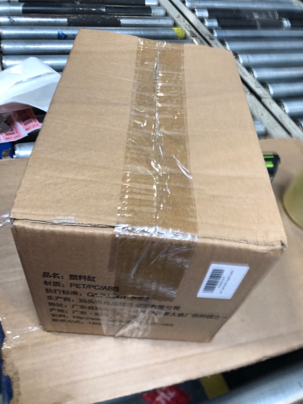 Photo 1 of Clioran Turtle Tank Kit,PC Small Red Eared Slider Aquarium,Aquatic Baby Tortoise Habitat for Fishes and Amphibians,Include Filter*1,Filter Plates*2,Plants*2,Lamp*1,Bulb*1,Stone*1,Basking Platform*1