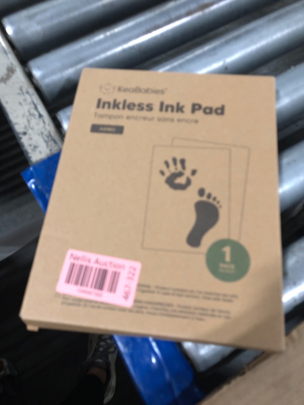 Photo 1 of 1-Pack Inkless Baby Hand and Footprint Kit - Mess Free Ink Pad for Newborn Keepsake, Dog Nose & Paw Print Kit, Clean Touch Ink Pad for Baby Hand & Footprints, Ideal New Mom Gifts(Silver, Jumbo)