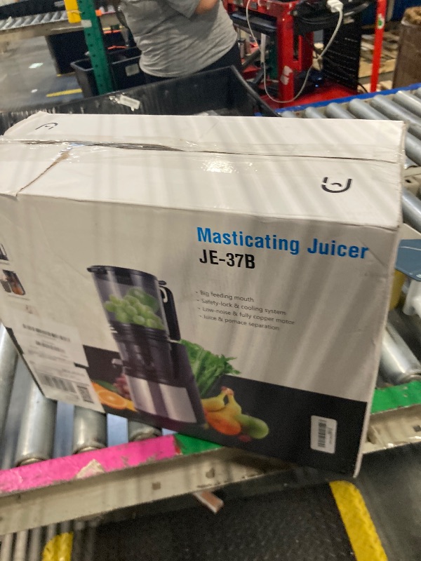 Photo 1 of [Missing major functionality piece] Juicer Machines, Cold Press Juicer With Feeding Chute For Whole Fruits and Vegetables?Easy to Clean