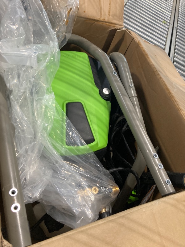 Photo 1 of **DOESNT WORK**PARTS ONLY**Greenworks Pro Brushless 3000 PSI (CSA Certified) 2.0 GPM Max / 1.1 GPM Electric Pressure Washer (Rugged Steel Frame, 25 FT Hose, 35 FT GFCI Power Cord). 