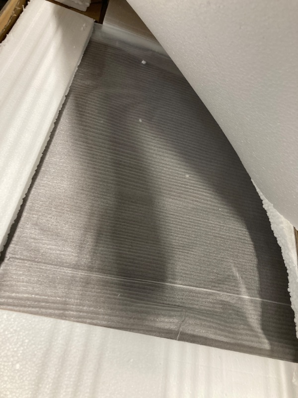 Photo 1 of ***CHAIRS MISSING***
Merax Farmhouse Wooden Dining Set of 5, 29"- 45" Extendable Dining Table with Drop Leaf, 4 Upholstered Chairs for Kitchen,Space Saving, Brown