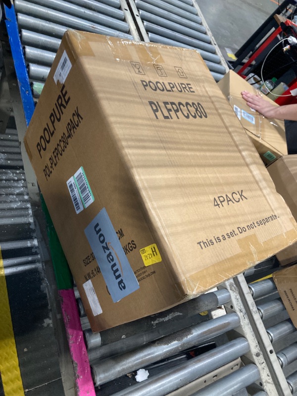 Photo 1 of     POOLPURE PLFPCC80 Pool Filter Replaces Pentair CCP320, Pleatco PCC80-PAK4, Ultral-A5, Unicel C-7470, R173573, Filbur FC-1976, 178580, 817-0081, Clean and Clear Plus 320, L x OD:20"x 7", 4X80 sq.ft.