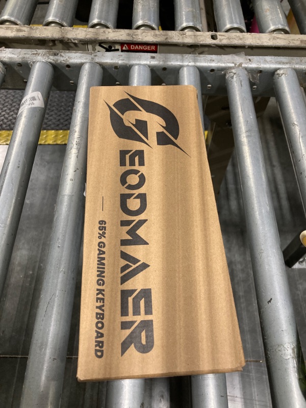 Photo 1 of GEODMAER 65% Gaming Keyboard, LED Backlit Mini Wired, Ultra-Compact Anti-Ghosting No-Conflict 68 Keys for PC Laptop Windows Gamer