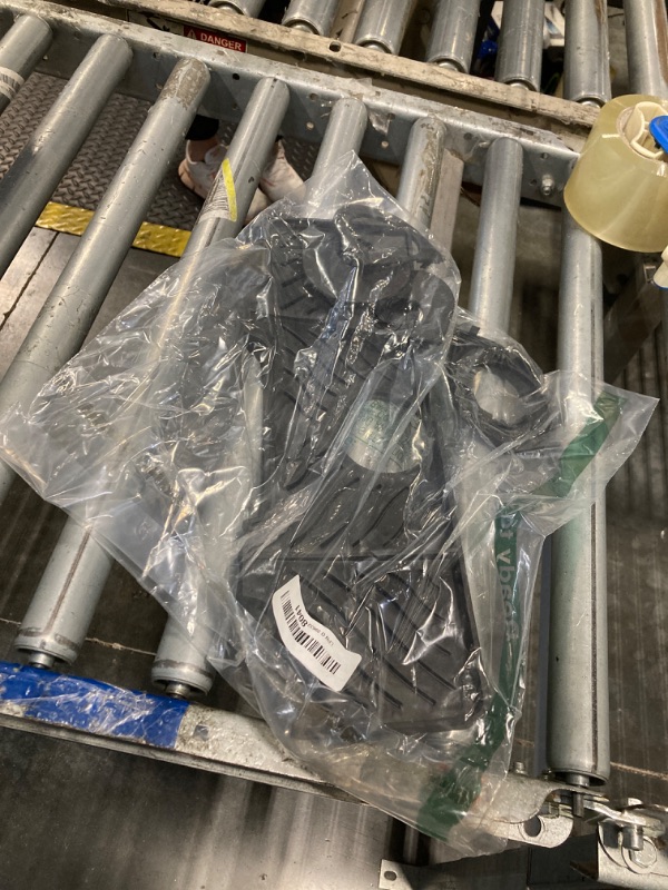 Photo 1 of Hexola Silicone Faucet Splash Guard - 5°Slope Kitchen Sink Splash Guard, 14.6x5.2x0.8 Inch Faucet Mat for Kitchen Sink with 5 Sizes of Rubber Rings, Silicone Sink Mat for Kitchen Bathroom(Black)