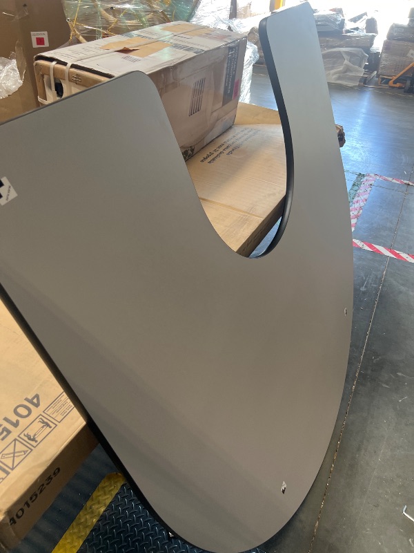 Photo 1 of **TABLE TOP ONLY, MISSING HARDWARE**Reversible Table Top Wood And Grey Color