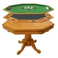Photo 1 of **PARTIAL SET**BOX 2 OF 3**Hathaway Kingston Oak 3-in-1 Poker Table