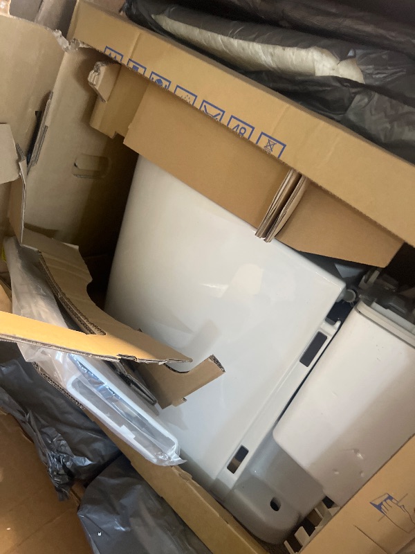 Photo 1 of ***MISSING PARTS***TOTO NEOREST AS Dual Flush 1.0 or 0.8 GPF Toilet with Intergeated Bidet Seat & EWATER+, Cotton White - MS8551CUMFG#01