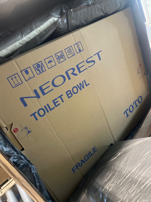 Photo 1 of ***MISSING PARTS***TOTO NEOREST AS Dual Flush 1.0 or 0.8 GPF Toilet with Intergeated Bidet Seat & EWATER+, Cotton White - MS8551CUMFG#01