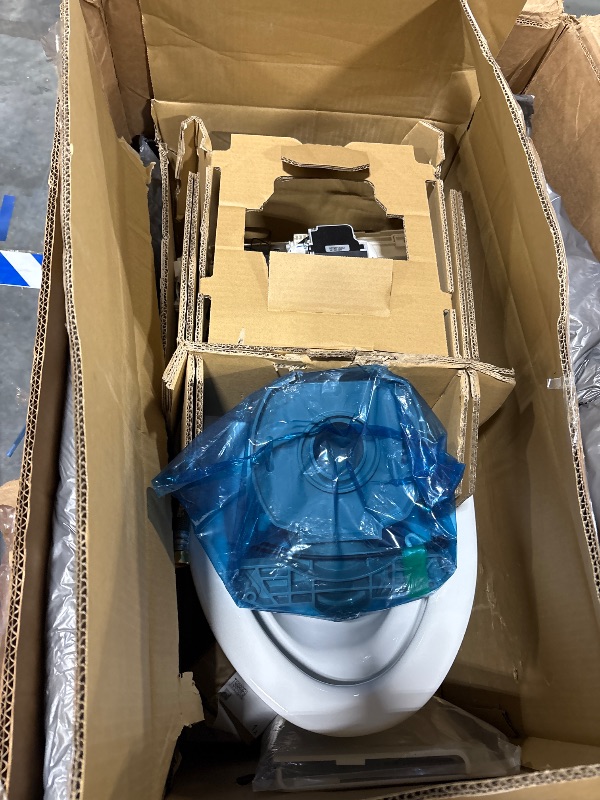 Photo 1 of ***MISSING PARTS***TOTO NEOREST AS Dual Flush 1.0 or 0.8 GPF Toilet with Intergeated Bidet Seat & EWATER+, Cotton White - MS8551CUMFG#01