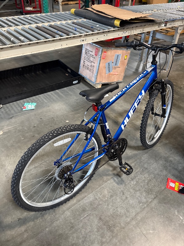 Photo 1 of ***FINAL SALE/MINOR SCRATCHES**Huffy 26" Rock Creek Mountain Bike, Fits Riders 5'0"+, Blue, Adult, Men's
