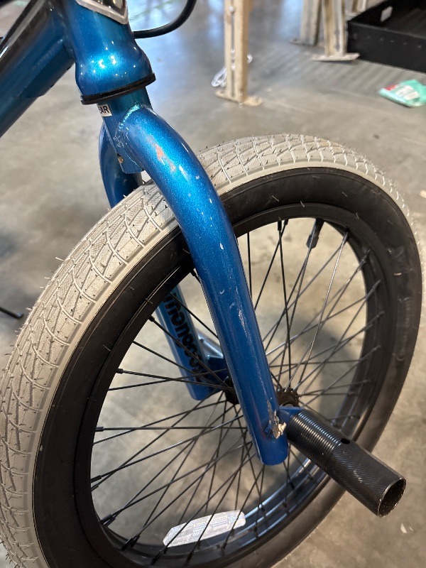 Photo 1 of **FINAL SALE/MINOR SCRATCHES**Mongoose Rebel X2 Kids BMX Bike, 20-in. Wheels, Children Ages 6+, Black & Blue Bicycle

