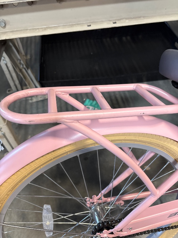 Photo 1 of **FIINAL SALE**FLAT TIRE-MAY HAVE HOLE IN TIRE-MINOR SCRATCHES**26" Kent Charleston Cruiser Bicycle, Fits Riders 5'2"-5'10", Pink, Adult, Unisex

