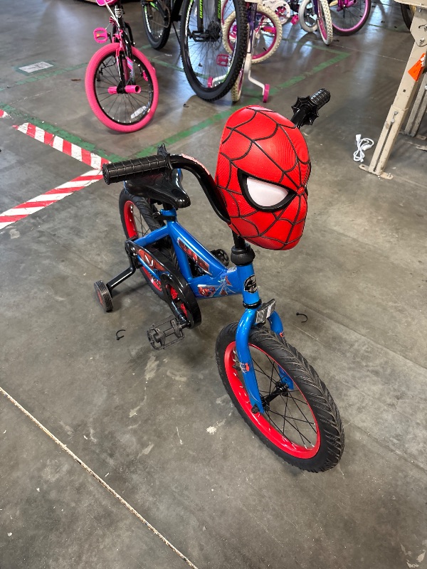 Photo 1 of **FINAL SALE**Huffy 12" Marvel Spider-Man Kids' Bike, Fits Riders 3'1" - 3'5", Red, Child, Boy's
