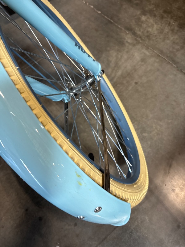 Photo 1 of **FINAL SALE/SMALL DENT ON FENDER/MINOR SCRATCHES**
Huffy 26" Nel Lusso Cruiser Bike, Fits Riders 5'0"+, Light Blue, Adult, Women's
