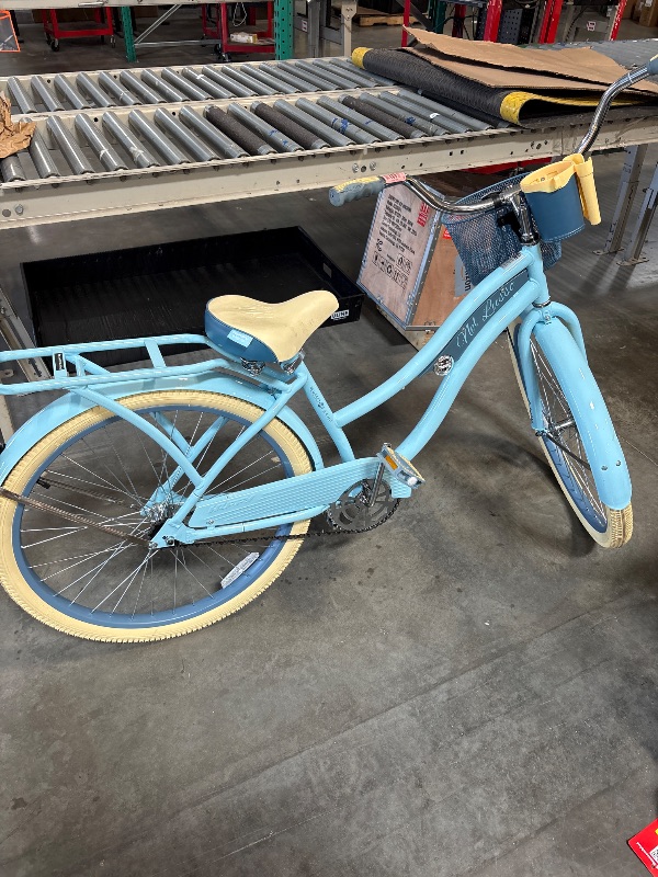 Photo 1 of **FINAL SALE/SMALL DENT ON FENDER/MINOR SCRATCHES**
Huffy 26" Nel Lusso Cruiser Bike, Fits Riders 5'0"+, Light Blue, Adult, Women's
