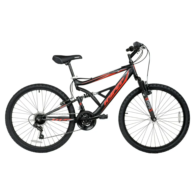 Photo 1 of **FINAL SALE**26" Hyper Bicycles Shocker Mountain Bike, 26" Wheels, Adult Ages 14+, Black/Red
