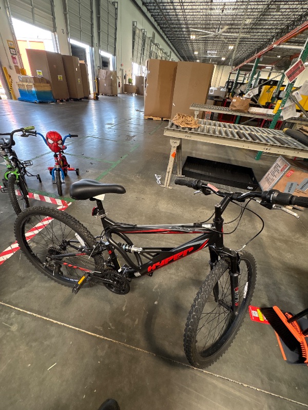 Photo 1 of **FINAL SALE**26" Hyper Bicycles Shocker Mountain Bike, 26" Wheels, Adult Ages 14+, Black/Red
