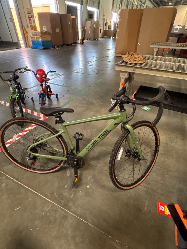 Photo 1 of **FINAL SALE**700c Ozark Trail G.1 Explorer Drop Bar Gravel Bike, Medium Frame, Fits Riders 5'5" - 5'10", Green, Adult
