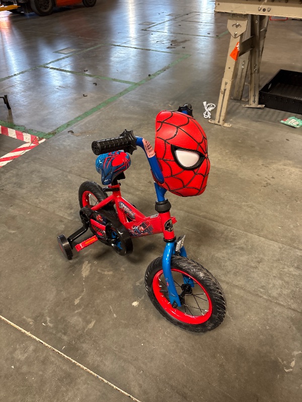 Photo 1 of **FINAL SALE**Huffy 12" Marvel Spider-Man Kids' Bike, Fits Riders 3'1" - 3'5", Red, Child, Boy's
