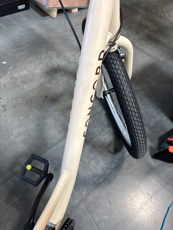 Photo 1 of **FINAL SALE/MINOR SCRATCHES**27.5" Concord Laguna Comfort Bicycle, 27.5" Wheels, Fits Adult Riders 5'4"-6'2", Unisex, Cream
