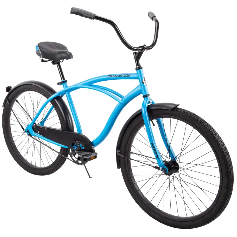 Photo 1 of **FINAL SALE/MINOR SCRATCHES AND DENTS ON FRONT AND BACK FENDERS**26" Huffy Cranbrook Adult Cruiser Bike, Comfort Saddle, Adult Ages 13+, Matte Blue
