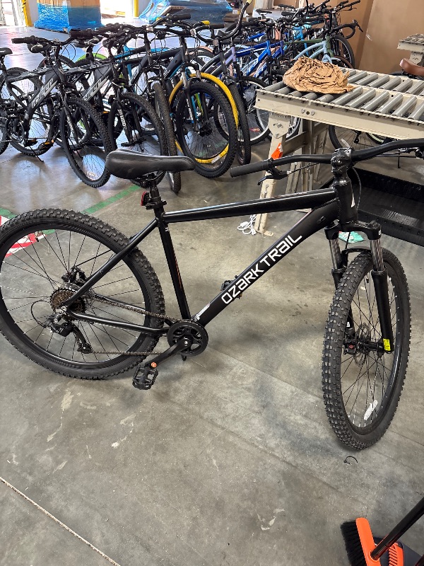 Photo 1 of **FINAL SALE**27.5" Ozark Trail Vibe Mountain Bicycle, Large Frame, Fits Riders 5'9" - 6'2"+, Black, Adult, Unisex

