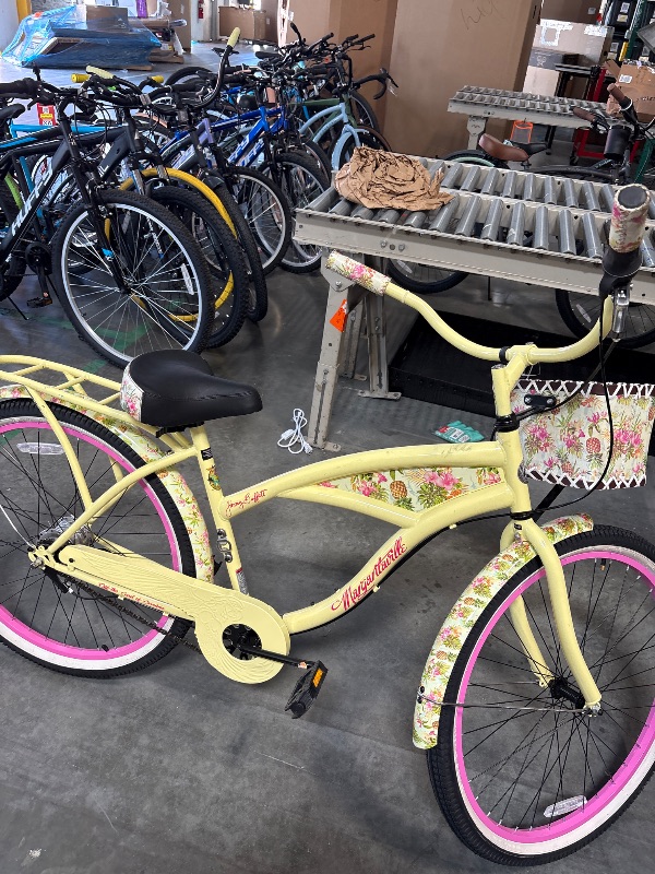 Photo 1 of **FINAL SALE/MINOR SCRATCHES**26" Kent Margaritaville 3-Speed Cruiser Bike, Ages 12+, Yellow

