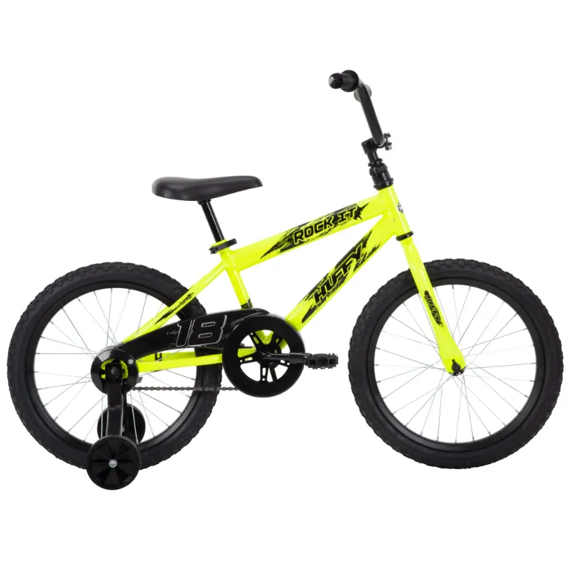 Photo 1 of *** *FINAL SALE***Huffy 18" Rock It Kids' Bike, Fits Riders 3'5" - 4'1", Yellow, Child, Boy's
