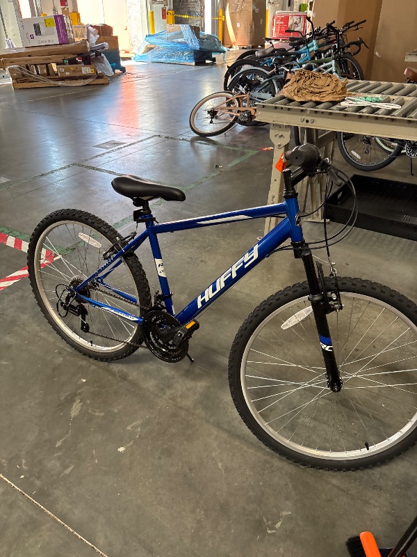 Photo 1 of **FINAL SALE/MINOR SCRATCHES**Huffy 26" Rock Creek Mountain Bike, Fits Riders 5'0"+, Blue, Adult, Men's
