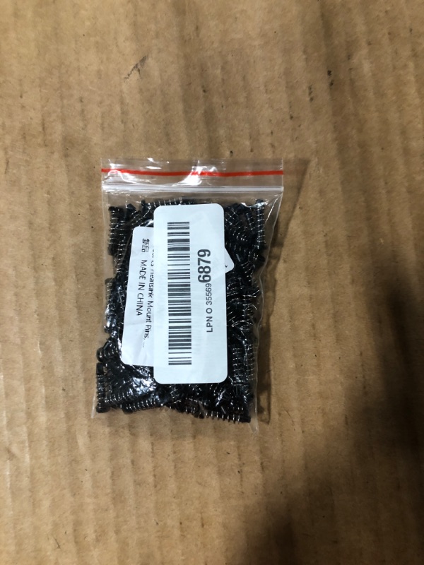 Photo 1 of 100Pcs Heatsink Mount Pins, 18.6mm Heat Sink Cooler Mounting Clip Plastic CPU Heat Sink Fan Mount Fastener Set