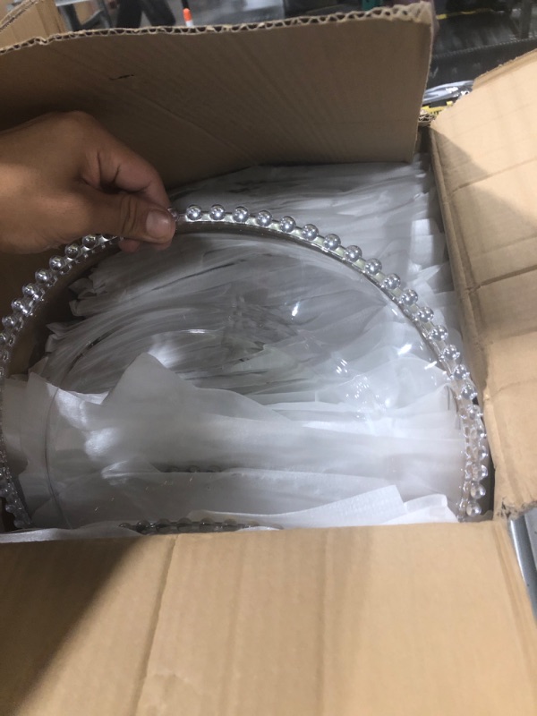Photo 1 of 100 Count Clear Plastic Plates 9 Inch, Disposable Heavy Duty Dinner Plates- Premium Hard Plastic Plate Fancy Disposable Clear Plates for Weddings, Parties and Events
