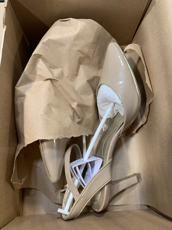 Photo 1 of **SIMILAR** Bandolino Women's GELLI Pump, Cream Patent 110, 9