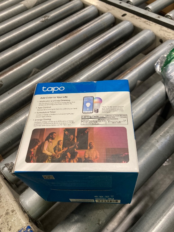 Photo 1 of **MISSING ONE**Tapo TP-Link Smart Light Bulbs, 16M Colors RGBW, Dimmable, Compatible with Alexa and Google Home, A19, 60W Equivalent, 800LM CRI>90, 2.4GHz WiFi only, No Hub Required, L530E(4-Pack)