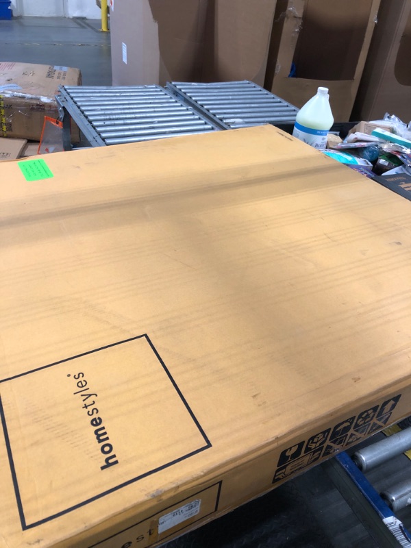 Photo 1 of **Missing pedestal base and damaged with scratches**Homestyles Blair Black Round Dining Table, 42"