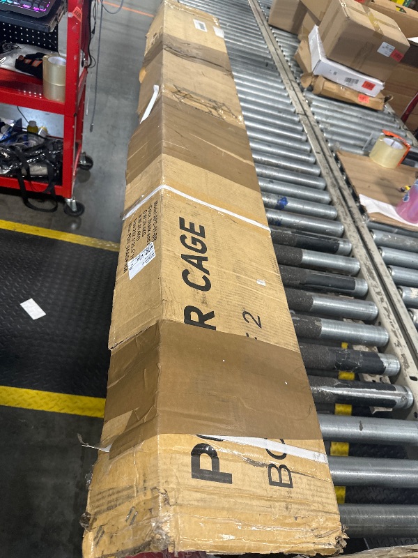 Photo 1 of ****MISING PIECES PArts only untested***FAGUS H Power Cage, Multi-Functional Power Rack with LAT Pulldown, Seated Row, Cable Pulley System, J-Hooks, Dip Bars, Landmine, Squat Rack with Full Body Exercise Attachments for Home Gym, Red
***Part Set***