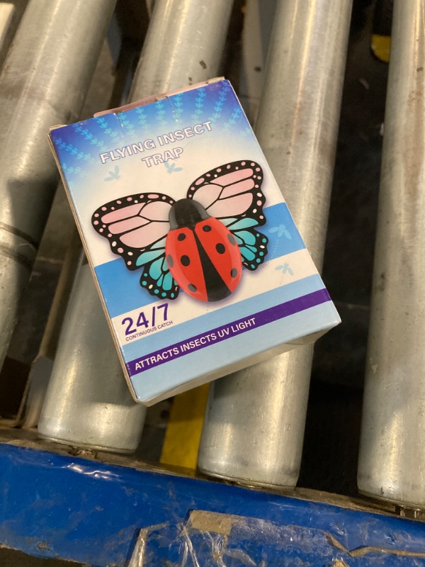 Photo 1 of Flying Insect Trap Indoor, Light Fly Trap Captures Flies, Fruit Flies, Gnats, Moths, Mosquito and Other Flying Houseflies(1 Plug-in Device + 3 Pair Refills)