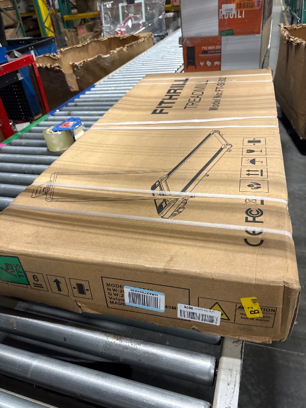 Photo 1 of **factory sealed-straps in tact and untampered with**
Fithrill Walking Pad Under Desk Treadmill for Home Office Small Spaces with Handle Bar Incline, 3 in 1 Portable Folding Mini Walking Jogging Running Compact 2.5 HP Machine Pink