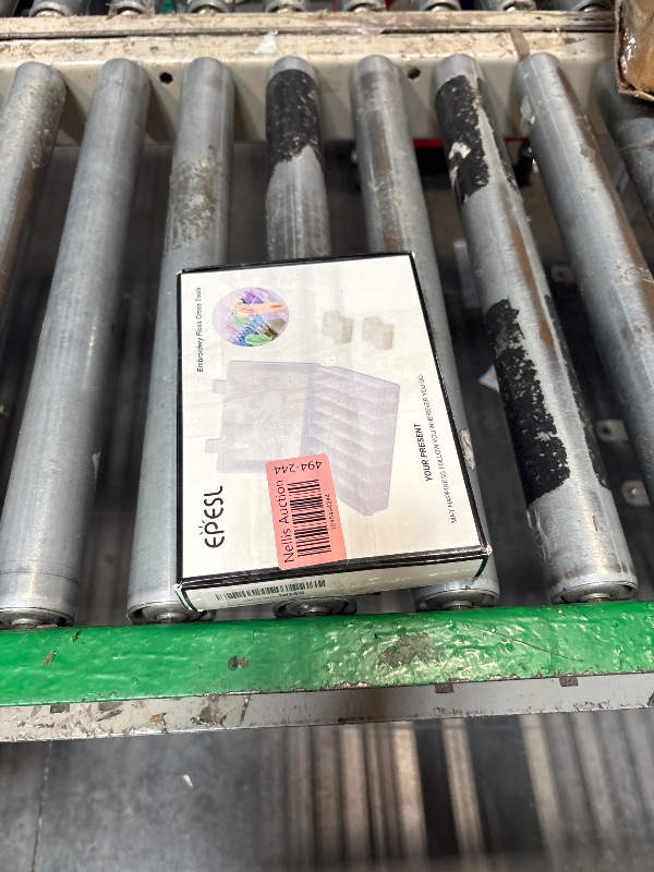 Photo 1 of Embroidery Floss Organizer, Cross Stitch Thread Storage Box Tools - Bobbin Winder, 1 Removable 24 Compartments with 40 Hard Plastic Floss Bobbins and Stickers for Craft DIY Embroidery Sewing Storage