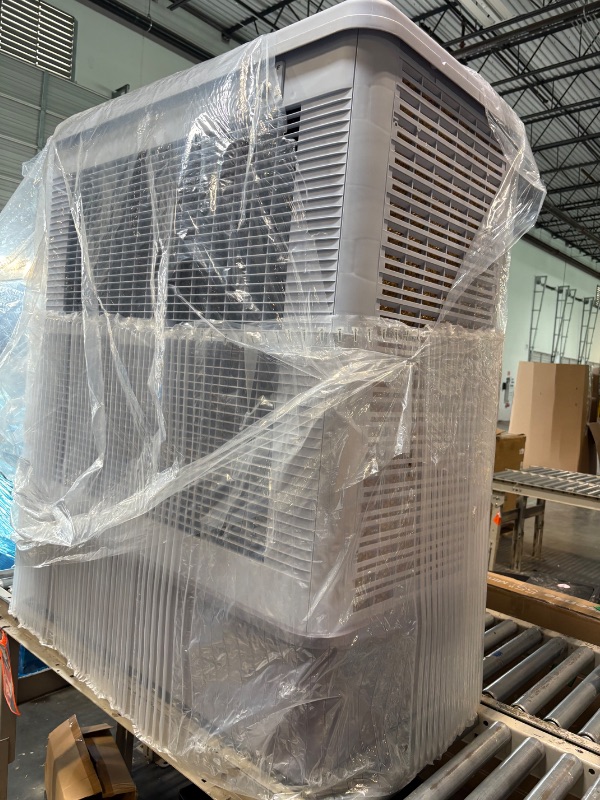 Photo 1 of 12000 CFM Evaporative Cooler 59", 160L- - 42.3 Gal Tank, 90°Oscillation, 450W 6 Speeds Swamp Water Cooler 120V, Industrial Strength Swamp Cooler for Outdoor Commercial Factories - Gray