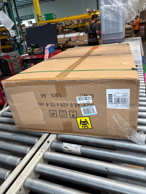 Photo 1 of **FACTORY SEALED AS SHOWN IN PHOTOS**
EQLOO 42 in.W x 22 in.D Quartz Calacatta River Vanity Top,with Undermount Middle Sink Vanity Top,with Two Sidesplash & One Backsplash,8 Inch Faucet Hole Spread Bathroom Vanity Sink Countertop