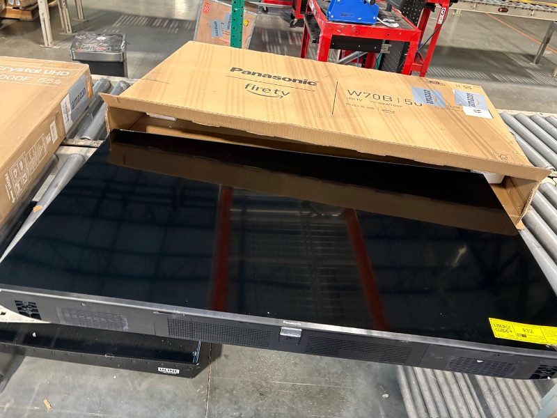 Photo 1 of **FOR PARTS ONLY**
Panasonic W70 Series (2025 Model) 50" LED 4K Ultra HD Smart Fire TV, Press & Ask Alexa, Apple AirPlay, HDR10+, HDMI 2.1, and Bluetooth Support - 50W70BP