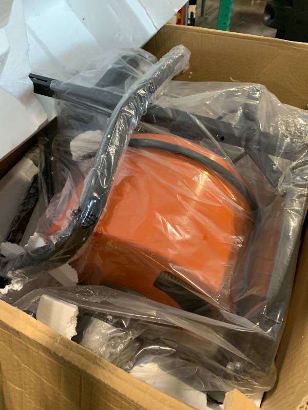 Photo 1 of VEVOR Drain Cleaner Machine 100FT x 1/2 Inch, Auto Feed Sewer Snake Auger on Wheels, 550W Portable Drain Cleaning Machine with 8 Cutters & Air-activated Foot Switch for 2" to 4" Pipes