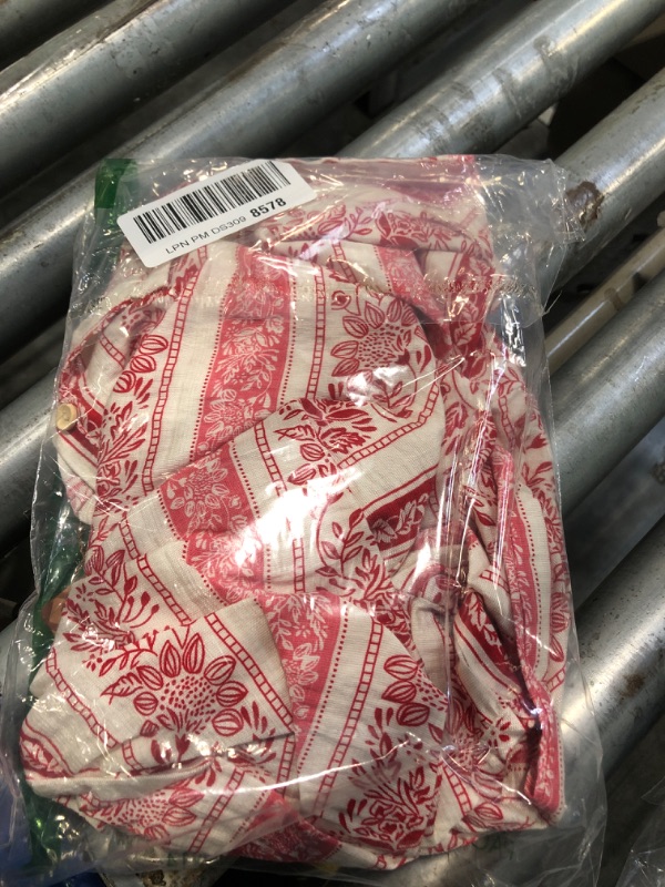 Photo 1 of ***STAINED****SIZE XL ! Unixseque Summer Tops for Women 2025: Womens Blouses Floral Print Trendy Casual - Flowy Tops for Women - Vacation Outfits Ladies Business Casual Spring Outfits Peasant Blouses, XL