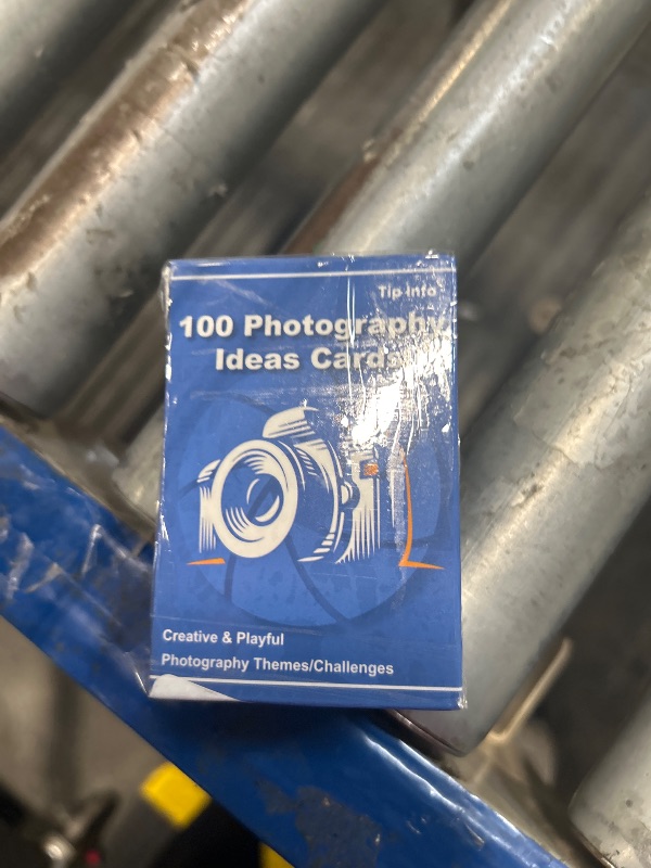 Photo 1 of 100 Photography Idea Cards - Photography Props for Photoshoot Camera Accessories, Photographer Gifts for Men Women Unique for Camera Lovers, 100 Inspiring Themes & Challenges