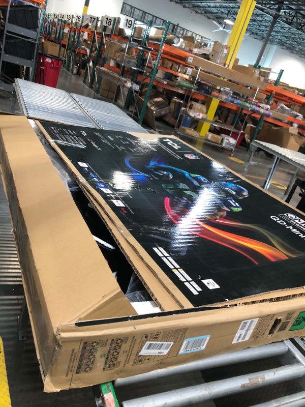 Photo 1 of **ONLY PARTS**TCL 65-Inch Class QM6K Series QD-Mini LED 4K UHD Google Smart TV Best Value Mini-LED TV - QLED, 144hz, 288hz Gaming Rate, High Contrast Screen, Onkyo Audio, Dolby Atmos (65QM6K, 2025 Model)