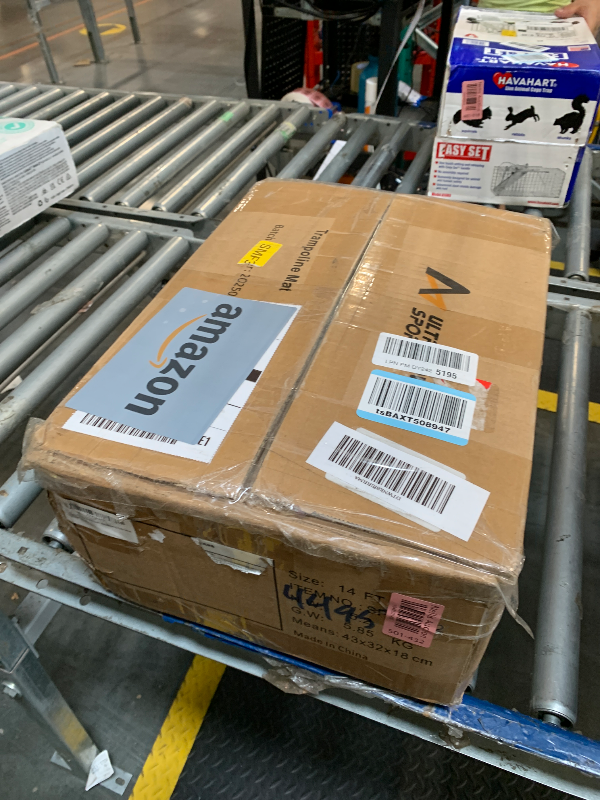 Photo 1 of Ultrapower Sports Trampoline Mat Replacement 14FT Replacement Trampoline Mat 14 FT 88 Rings Jumping for 88 Springs 5.3"-5.7" Spring 10 Row Stitch Anti-UV Wear-Resistant Hook Gloves Parts