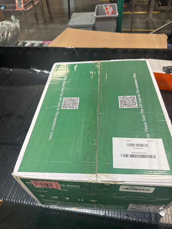 Photo 1 of Kviflon 52 Inch Ceiling Fans with Lights and Remote, Modern Indoor Outdoor Ceiling Fan for Bedroom Living Room Patio Porch, 6 Speeds, Reversible Quiet Motor, Dual Finish Wooden Blades, White