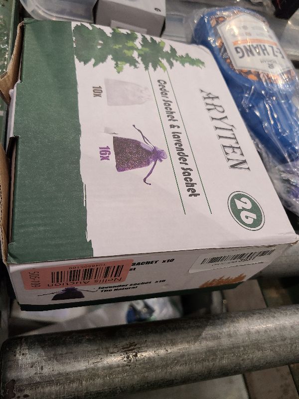 Photo 1 of 26 Pack Cedar Chips and Natural Dried Lavender Sachets Bags - Stop Clothes Damage, Cedar and Lavendar Home Fragrance for Drawers and Closets